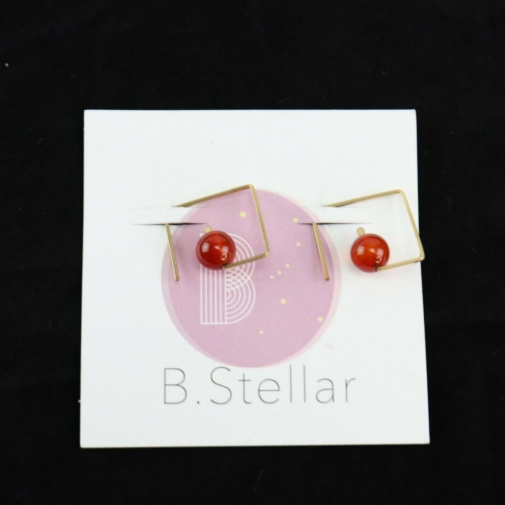 B. Stellar, Millie, 14K Gold Fill Modern Square